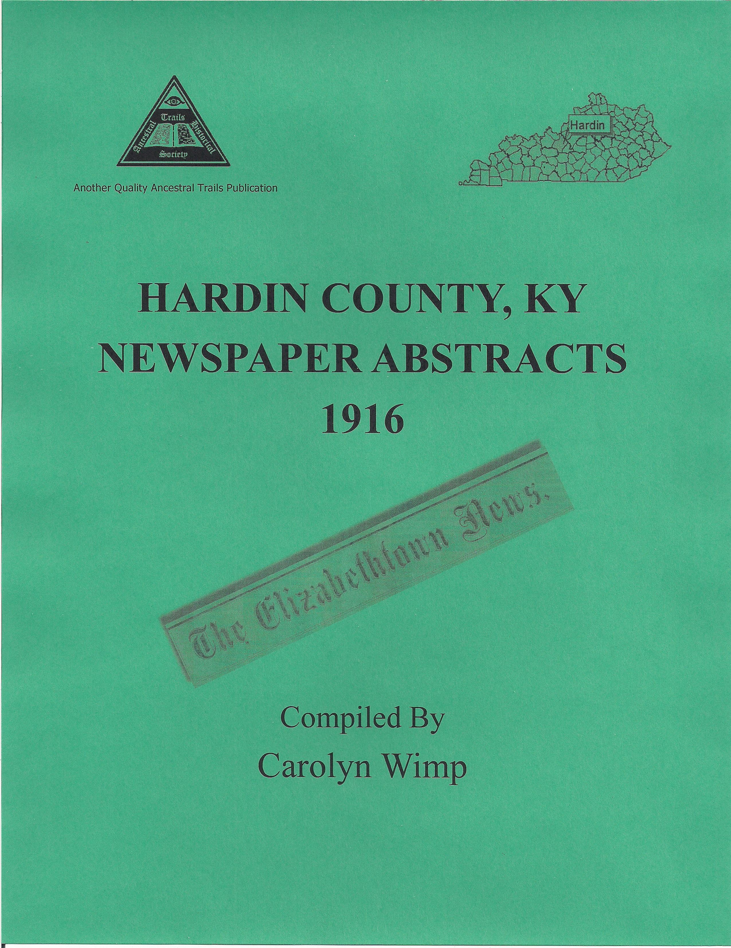 Hardin Co., KY Newspaper Abstracts 1916 | Ancestral Trails Historical